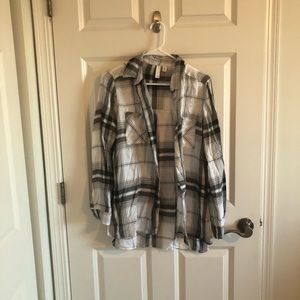 BP Oversized Plaid Shirt